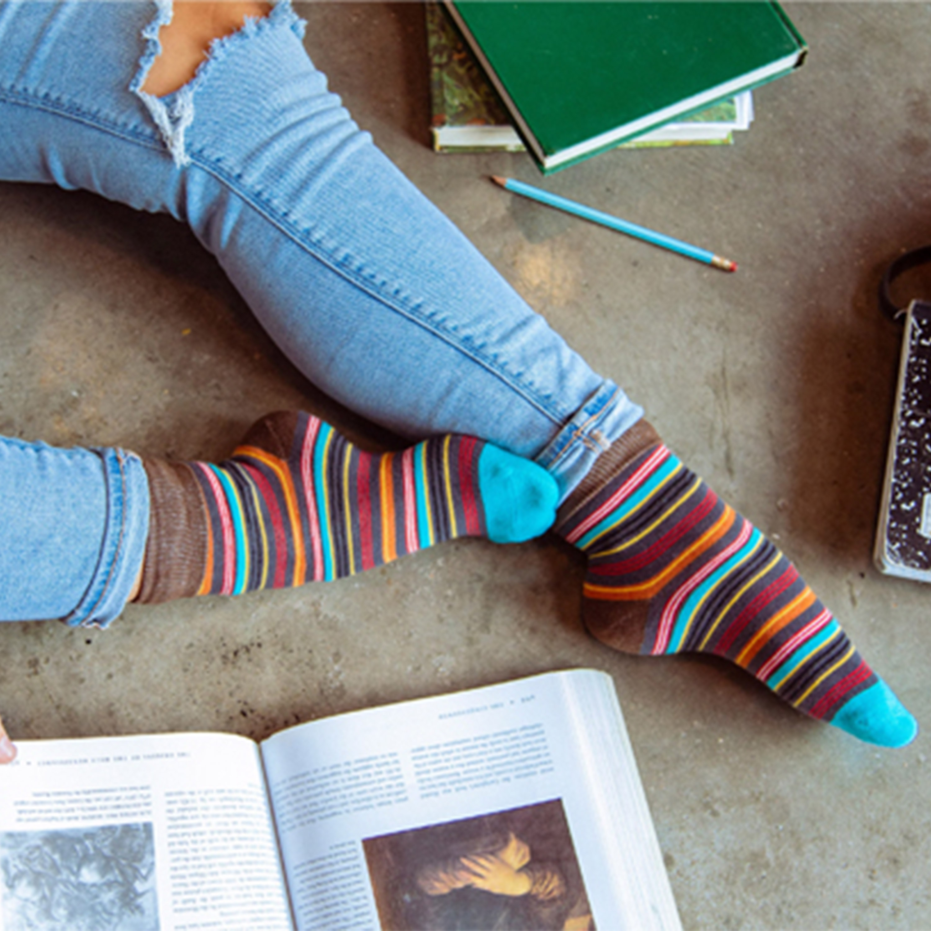 Crew Teacher Socks - Comfortable Support for Classroom Champions - American Made 1