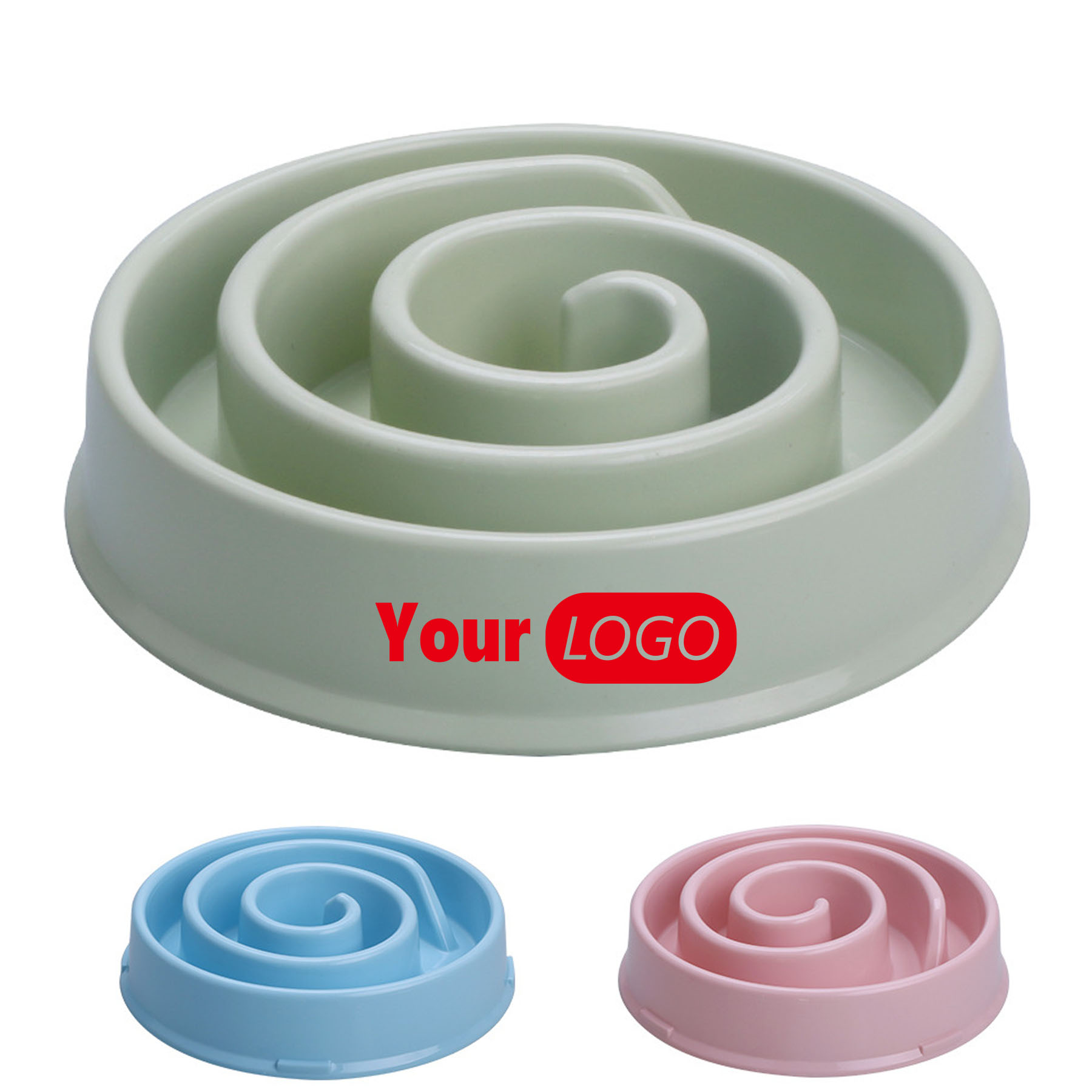 Snail Style Pet Slow Food Bowl 2