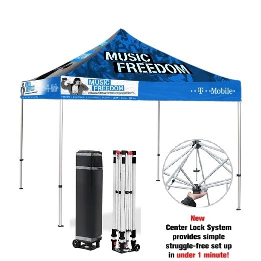 Heavy Duty Center Lock Canopy Tent Kit 10' x 10' 2