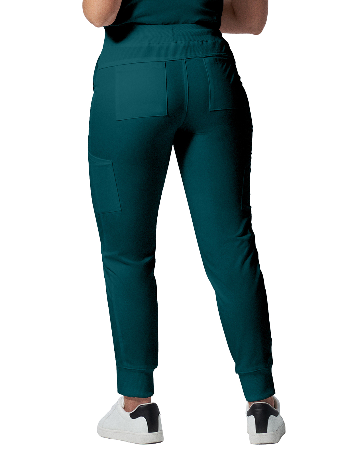 Landau - ProFlex - Women's Six-Pocket Mid-Rise Elastic-Back Waist Jogger Pant 1