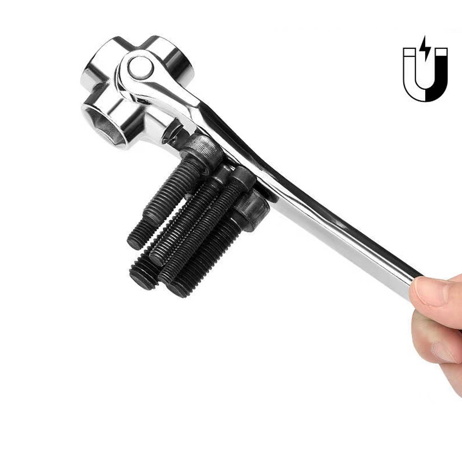 Multifunction Adjustable Wrench Socket Tools 5