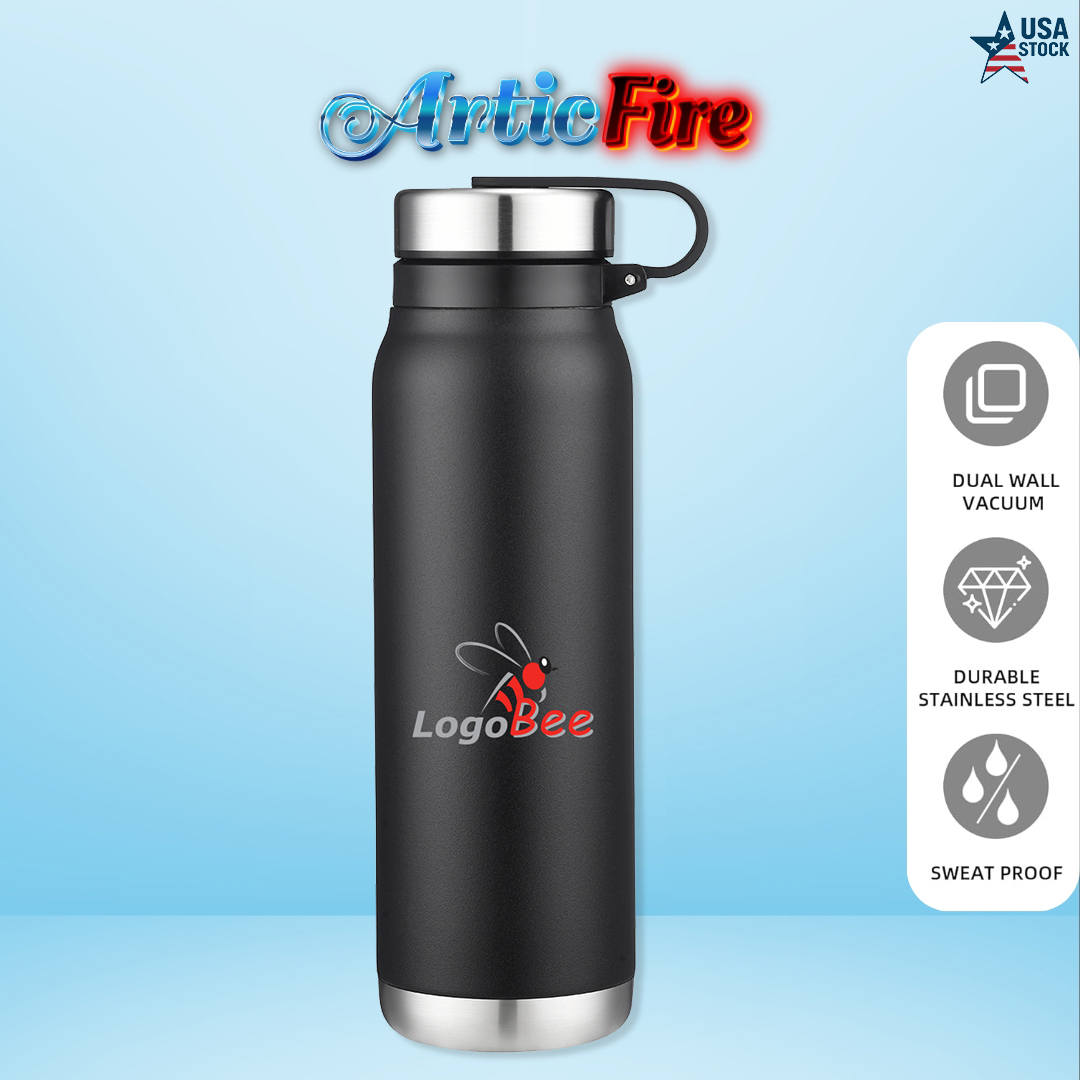 ArticFire 20oz Vacuum Water Bottle With Stainless Steel Lid 3