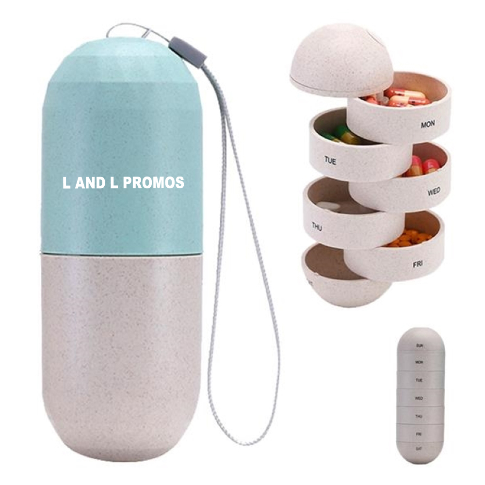 Portable Pill Case Travel Pill Organizer 1
