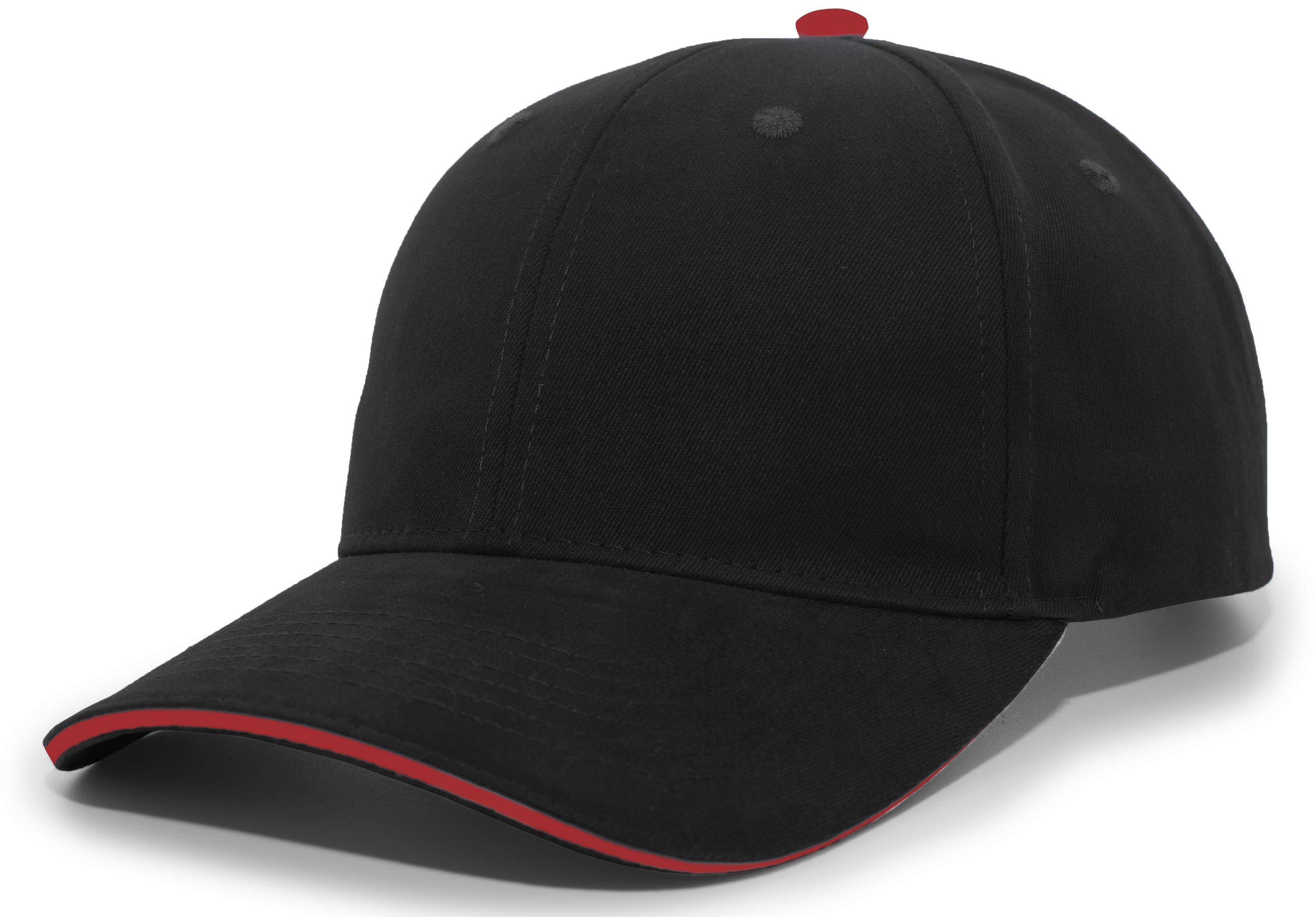 Brushed Twill Cap With Sandwich Bill 8