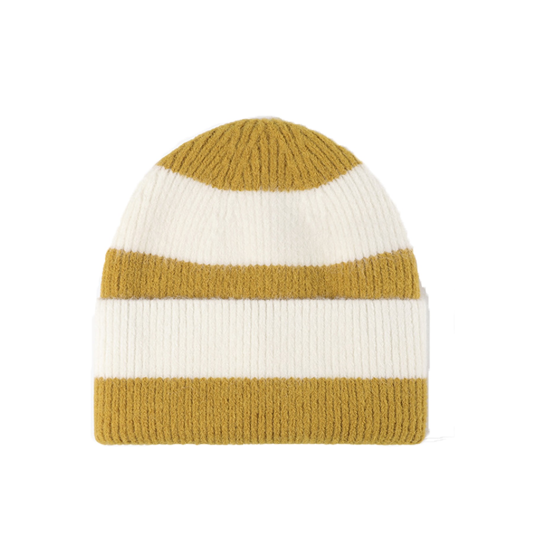 Warm Striped Knitted Beanie 2