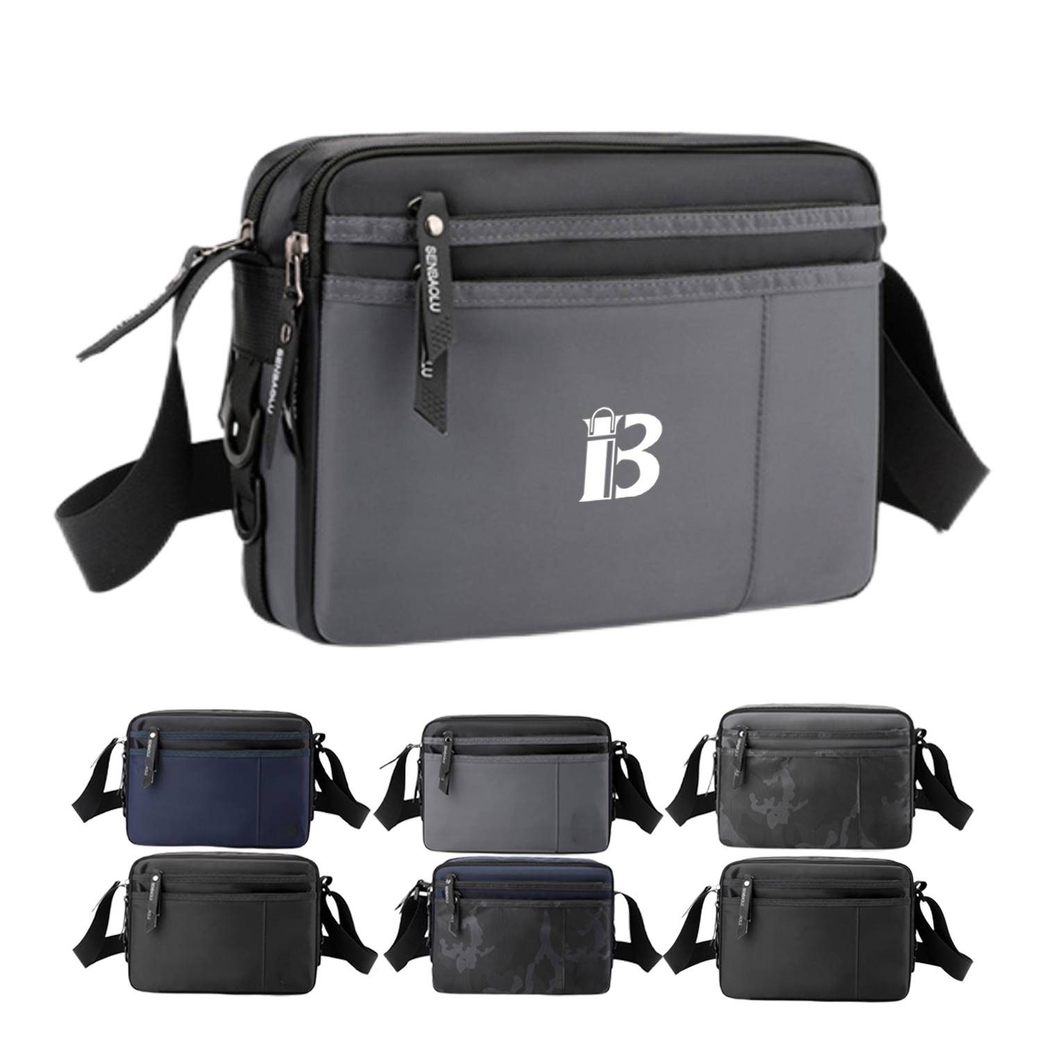 Minimalist Nylon Shoulder Crossbody Bag 6