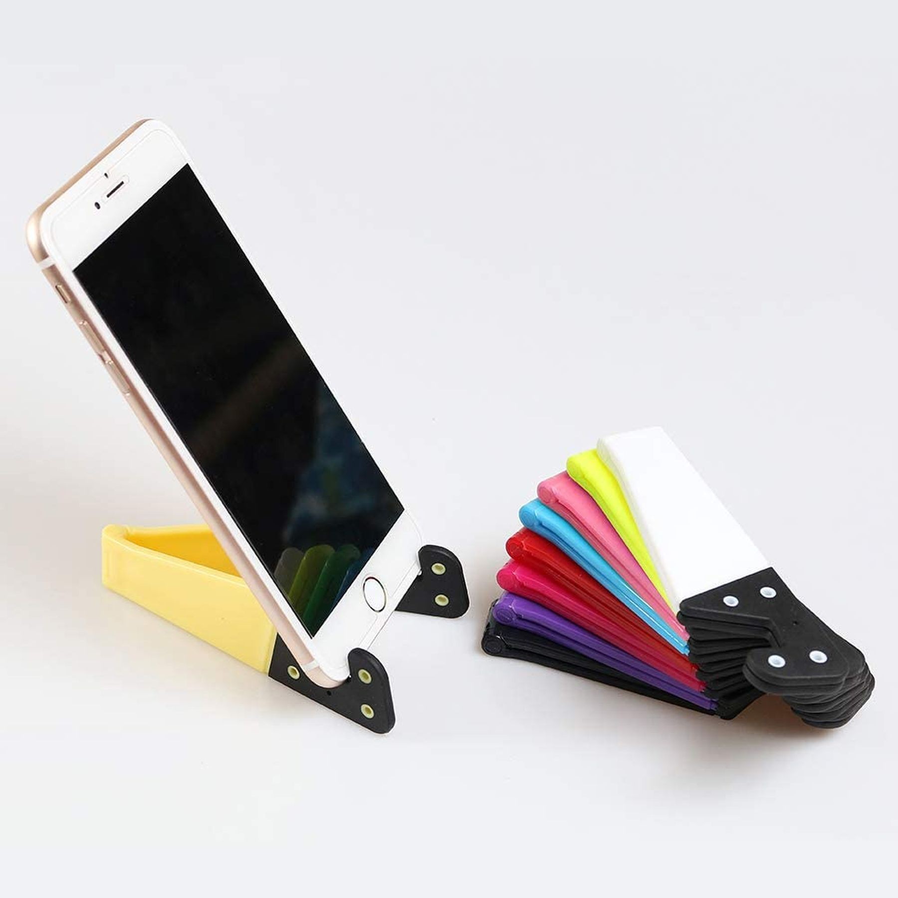 Pocket Size V Shaped Foldable Phone Holder Pad Stand 5