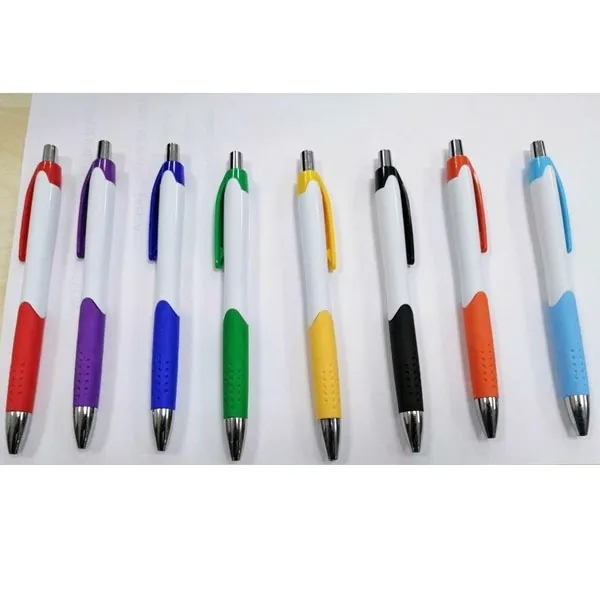 Custom Plastic Caribe Non-Slip Ball Pen 5
