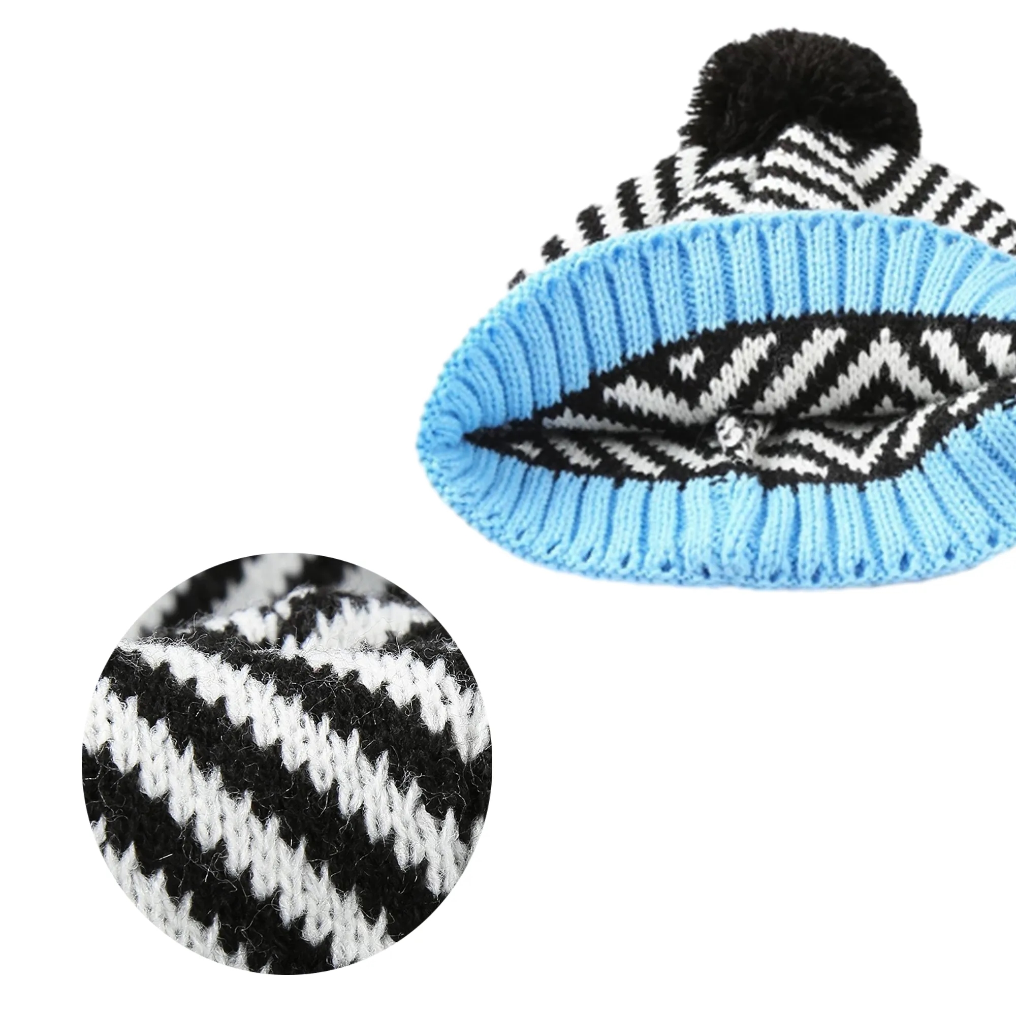 Autumn And Winter Children'S Warm Knitted Scarf Set 2