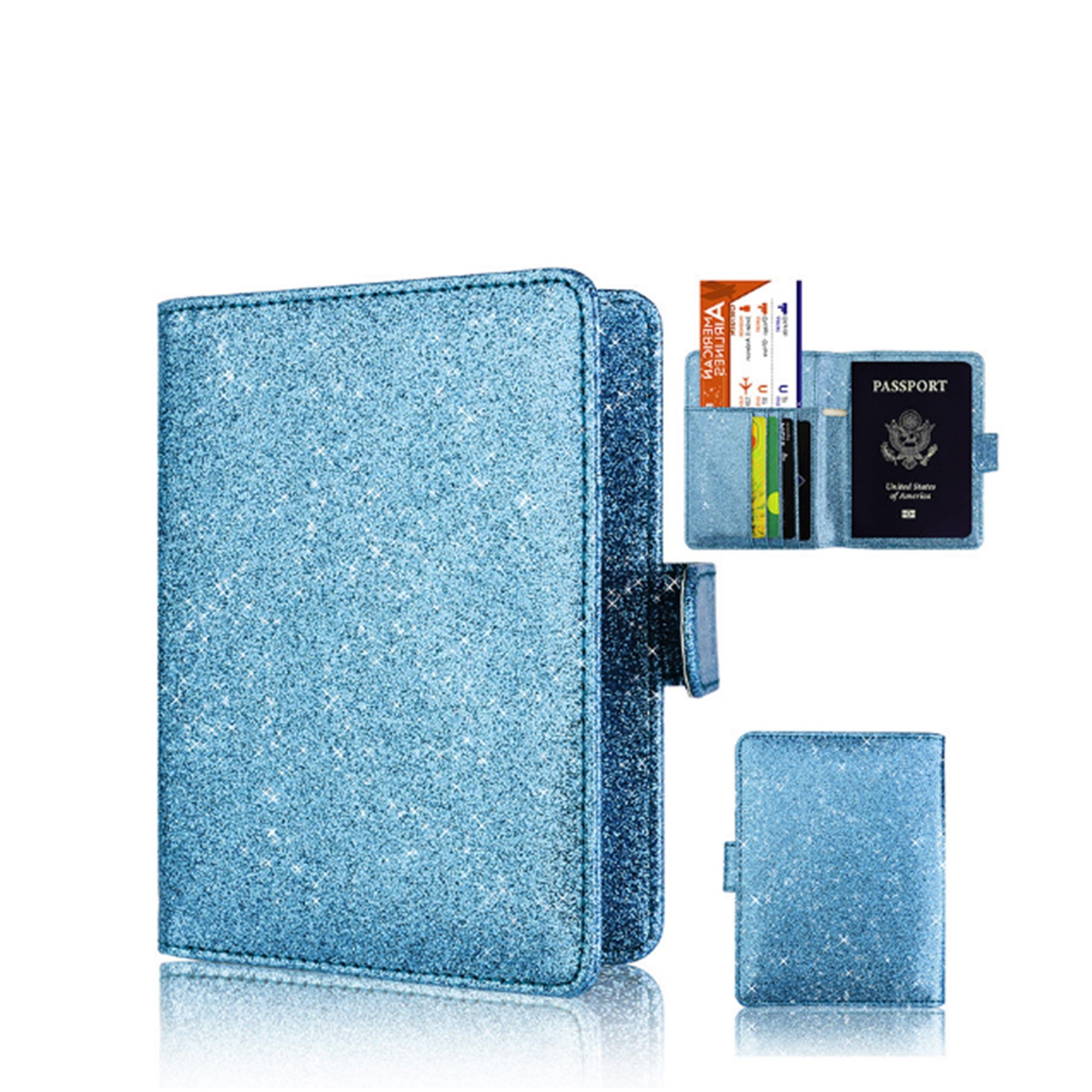 Leather Card Case Travel Accessories for Women & Men 3