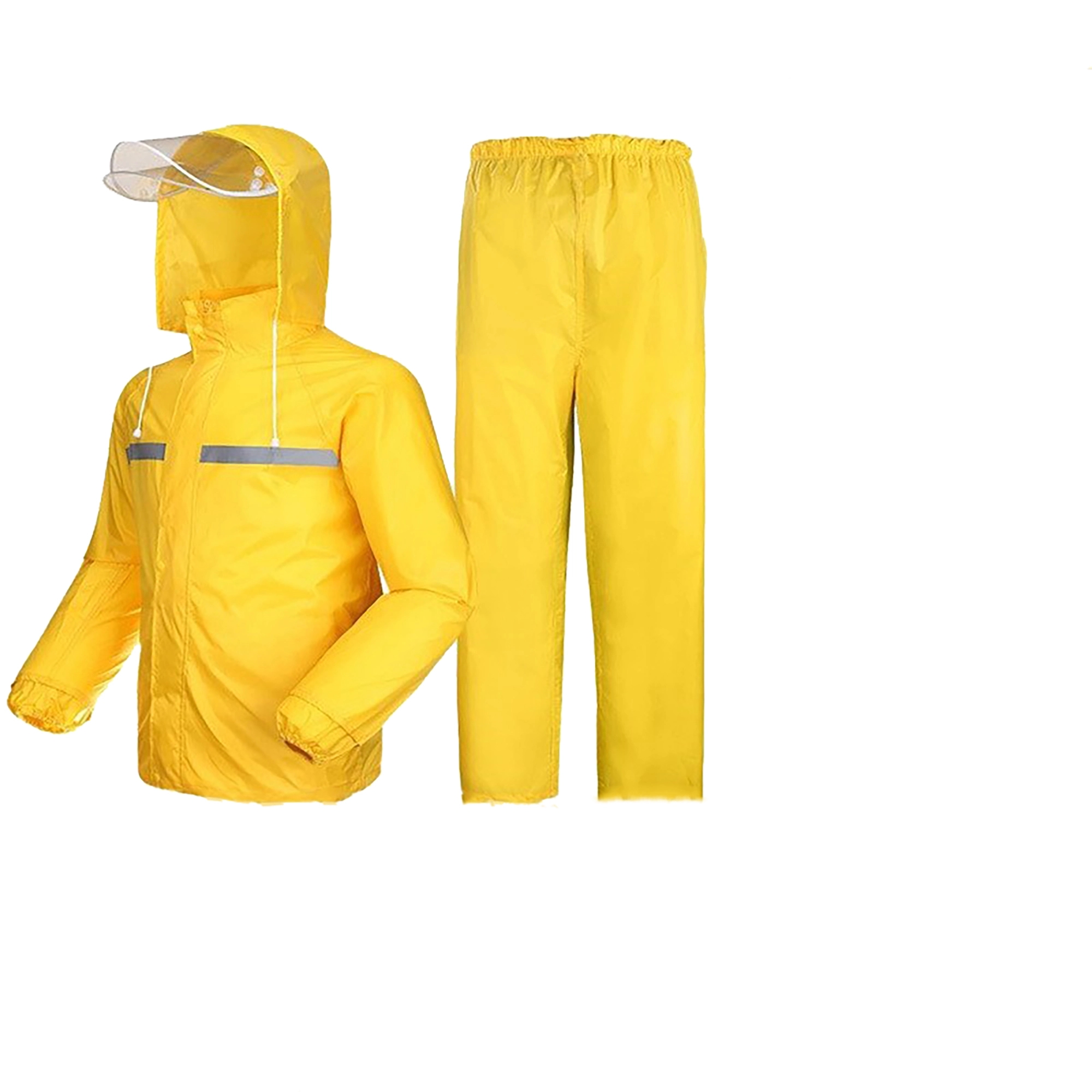 Outdoor reflective raincoat set 1