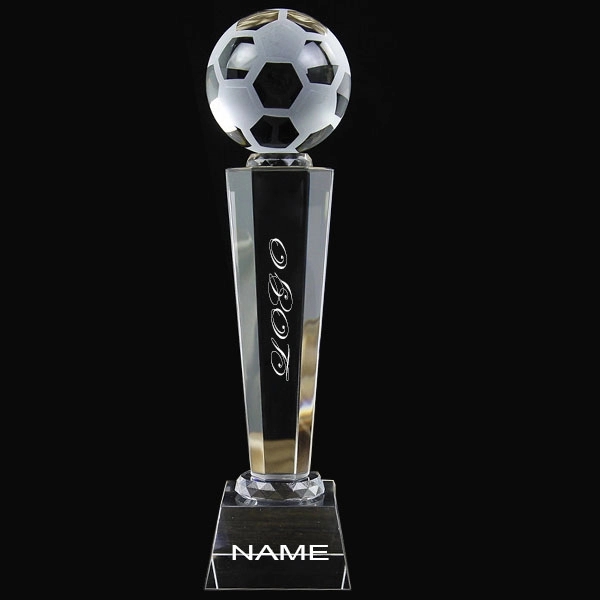 Crystal Soccer Ball Trophy Award 4