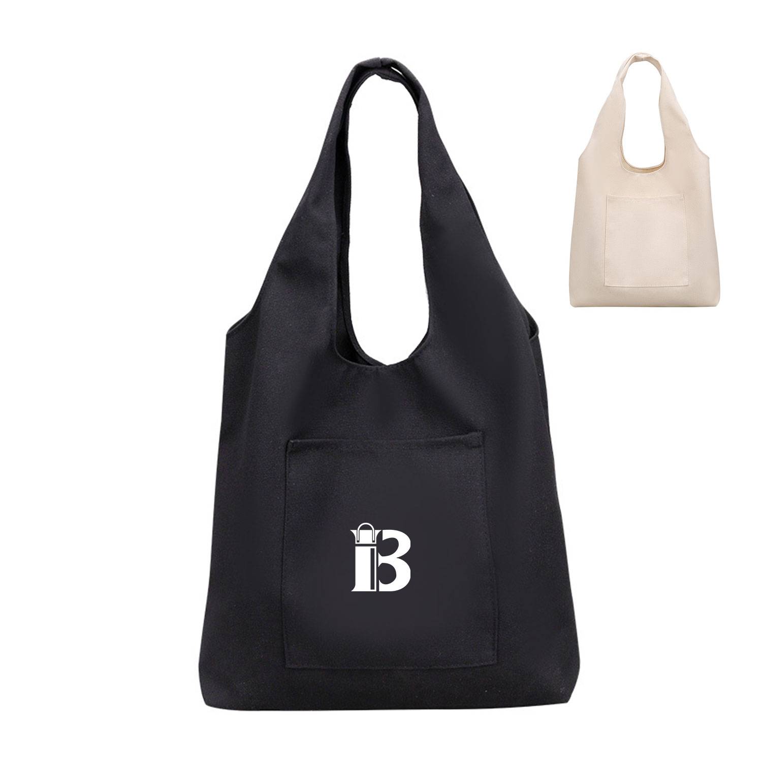 Natural Cotton Canvas Tote Bags, custom tote bag with logo imprint 1