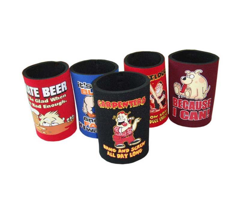 Full Color Thick Neoprene Can Cooler 2