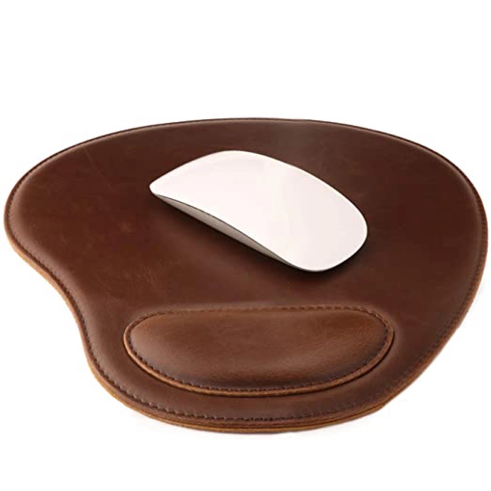 PU Leather Mouse Pad with Wrist Support 3
