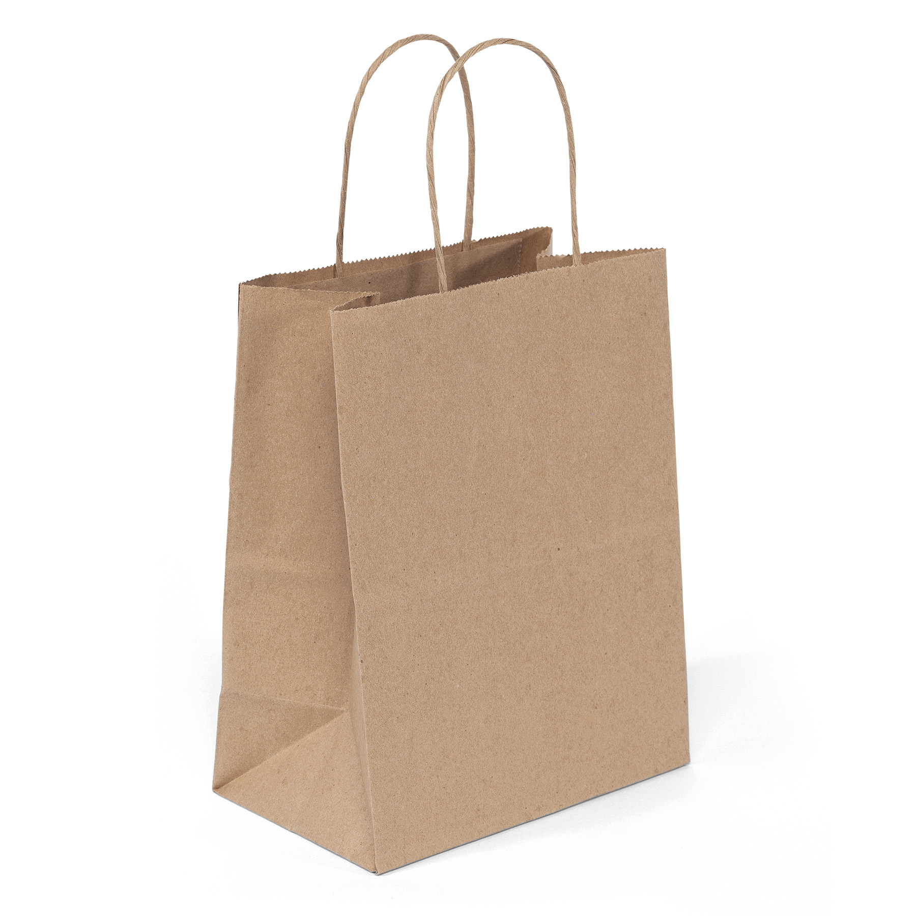 Eco Mini - Kraft-Brown Shopper - Flexo Ink Print 4