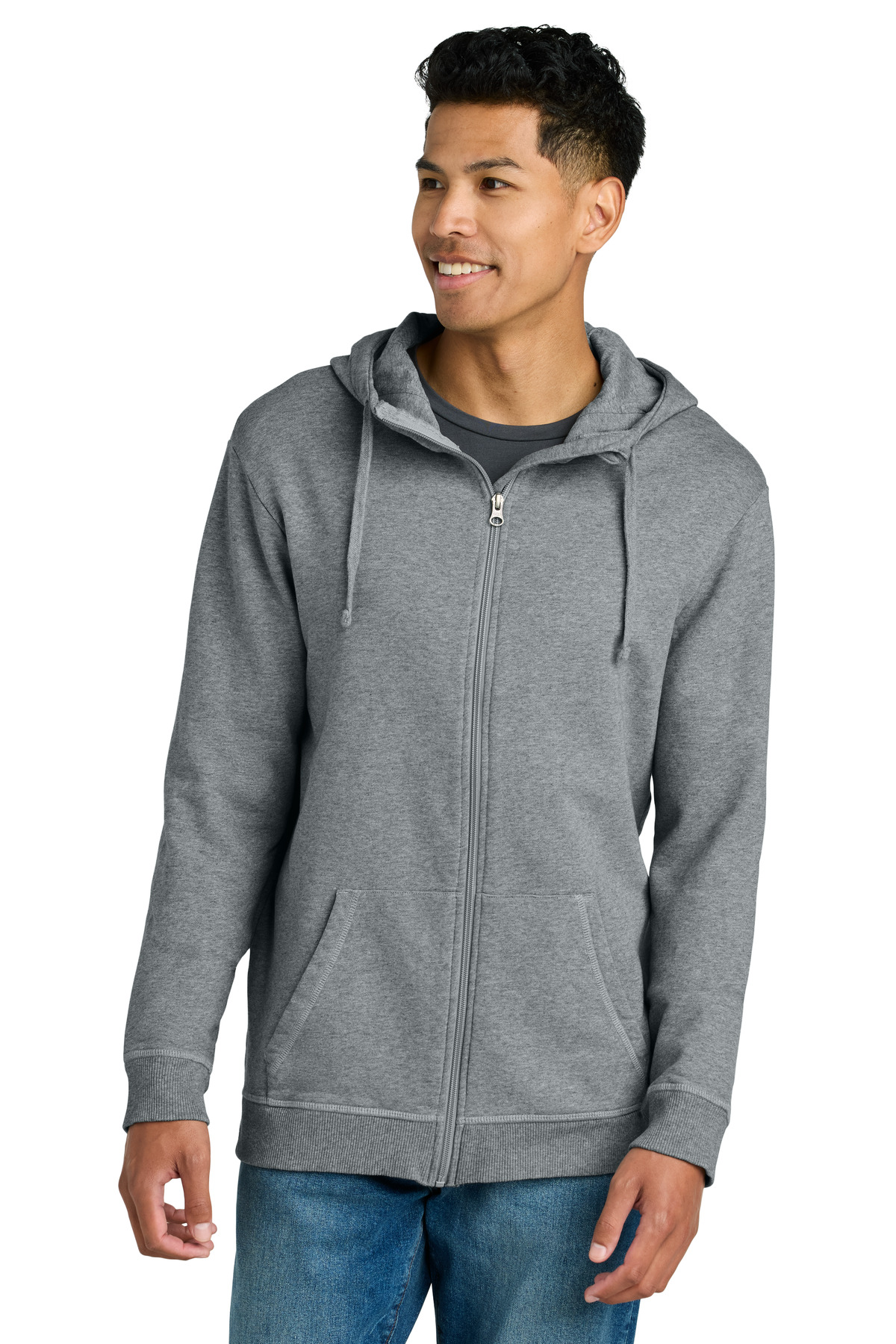 LIMITED EDITION tentree Organic Cotton Fleece Full-Zip Hoodie TTCM4367 8