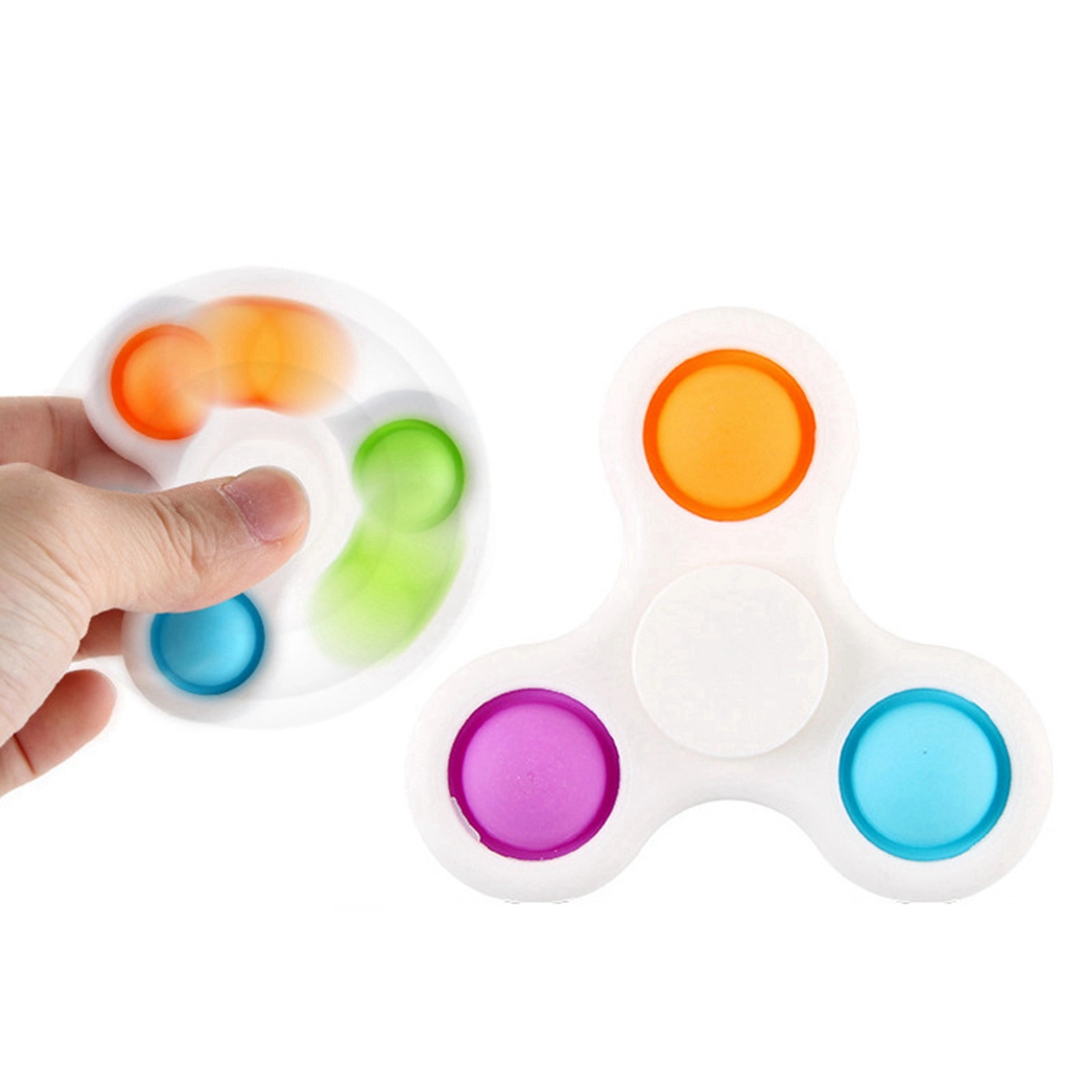 Push Pop Rotatable Fidget Spinner Toy 5