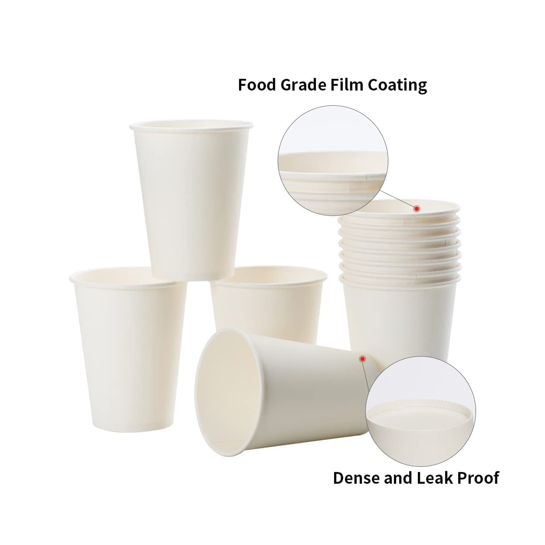 9ozDisposable Paper Cup, custom paper cup with logo imprint 2