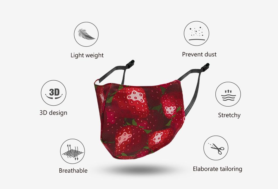 Custom Face Mask - PREMIUM 3-D Sublimation 5