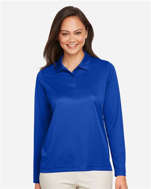 Women's Zone Performance Long Sleeve Polo - TT51LW 51