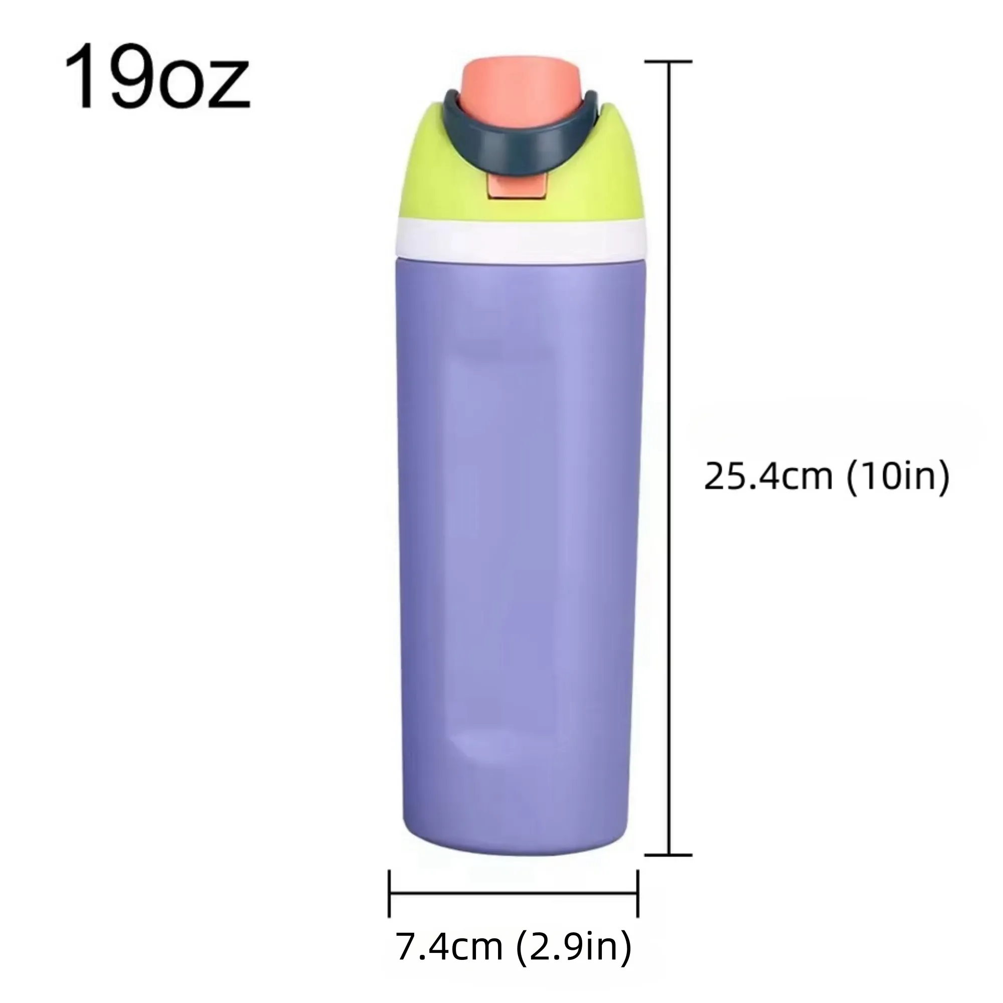 Full Color 16/19/24/32OZ Insulated Sports Water Bottle 2