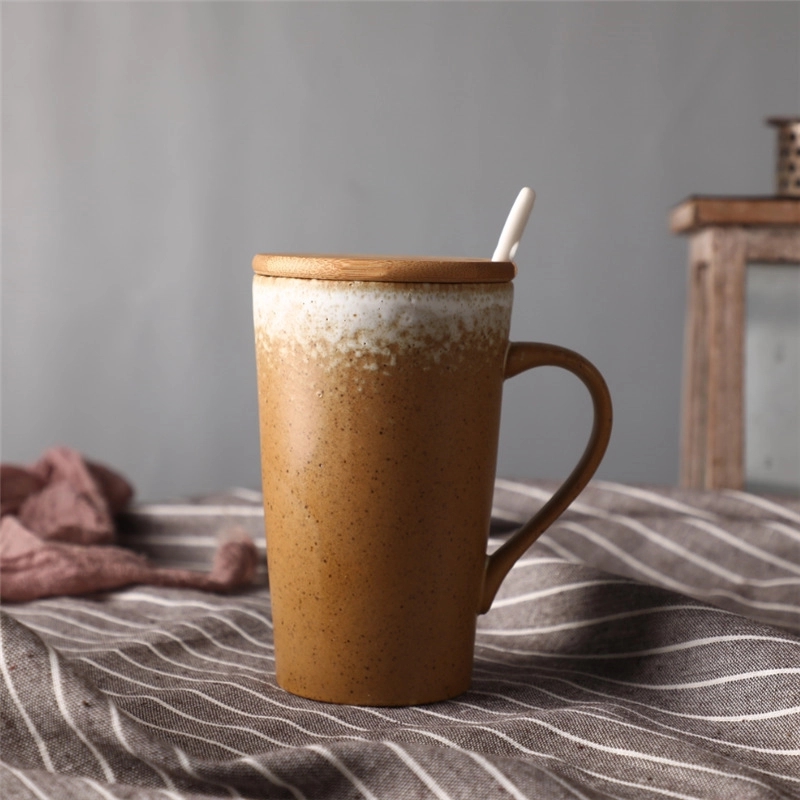 Custom 14 Oz Frosted Ceramic Coffee Mug 10