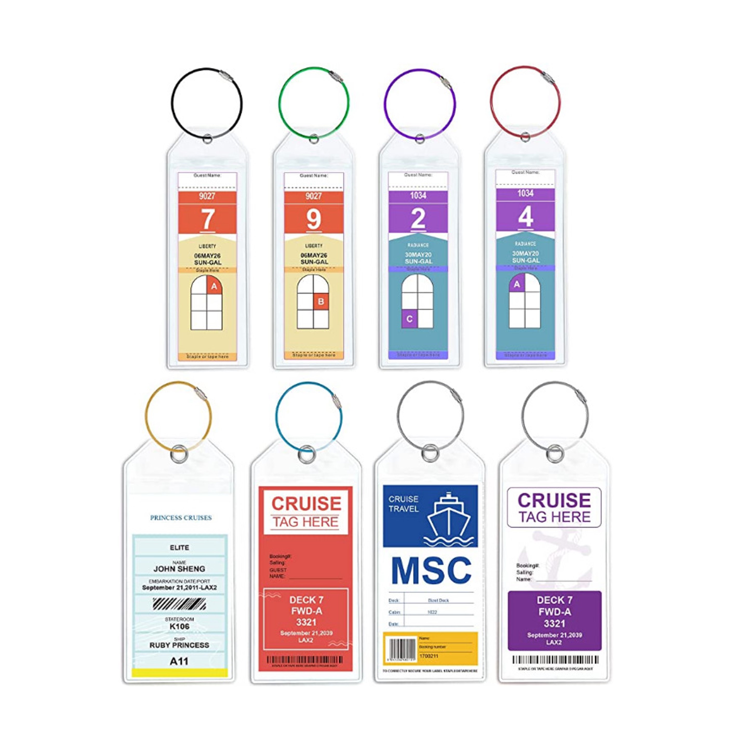 Vinyl Cruise Luggage Tag 3