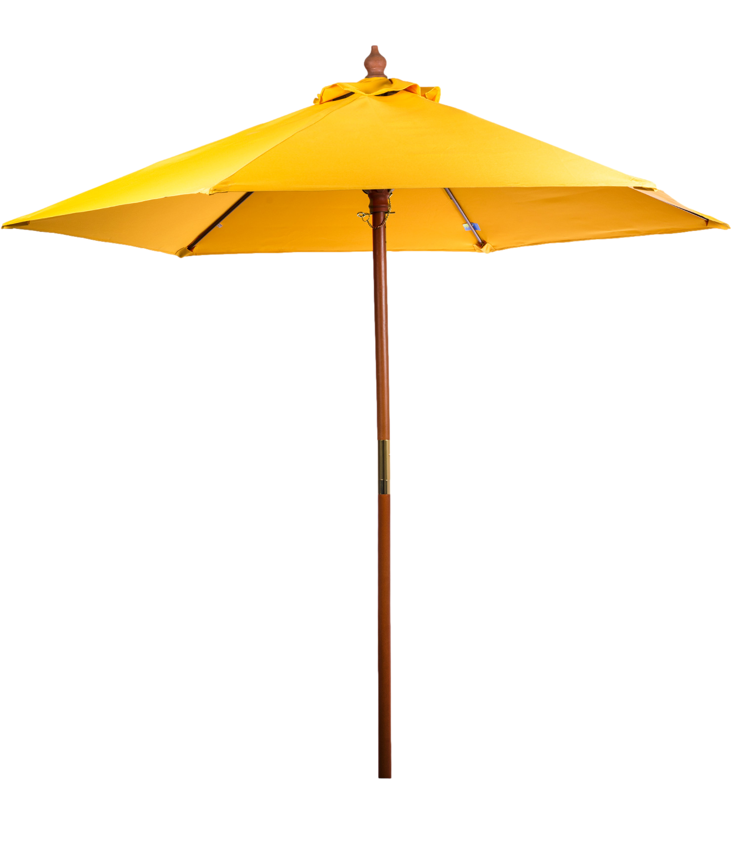 7' Wooden Market Umbrella 10