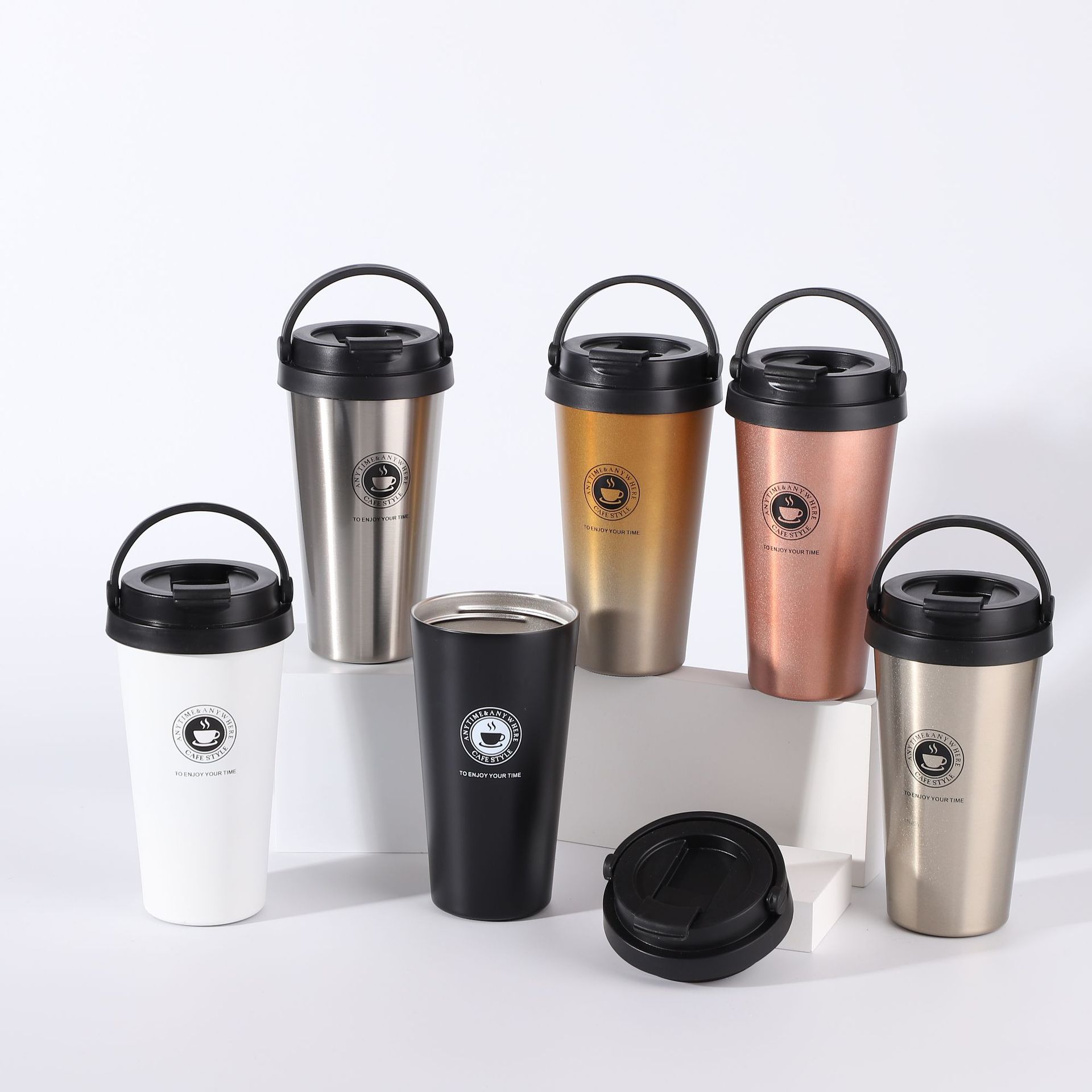 16 Oz Stylish Insulated Stainless Steel Tumbler 2