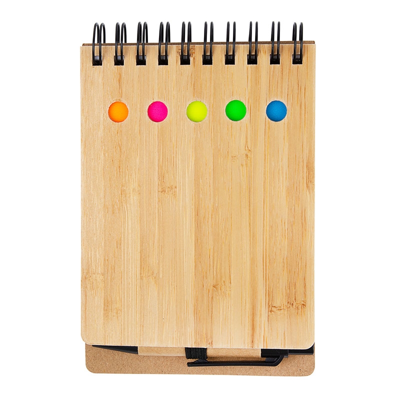Ridgecrest 3-in-1 Bamboo Jotter w/Pen 11