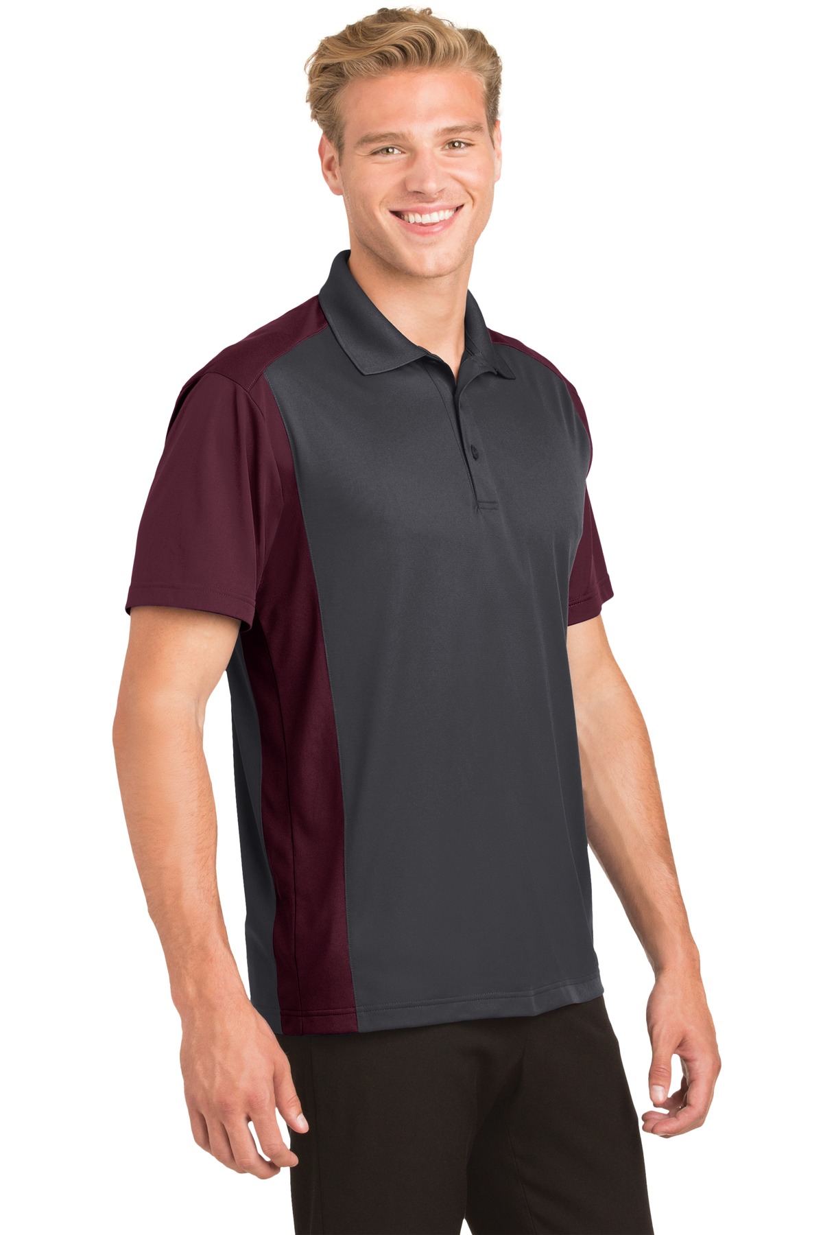Sport-Tek Colorblock Micropique Sport-Wick Polo. ST652 64