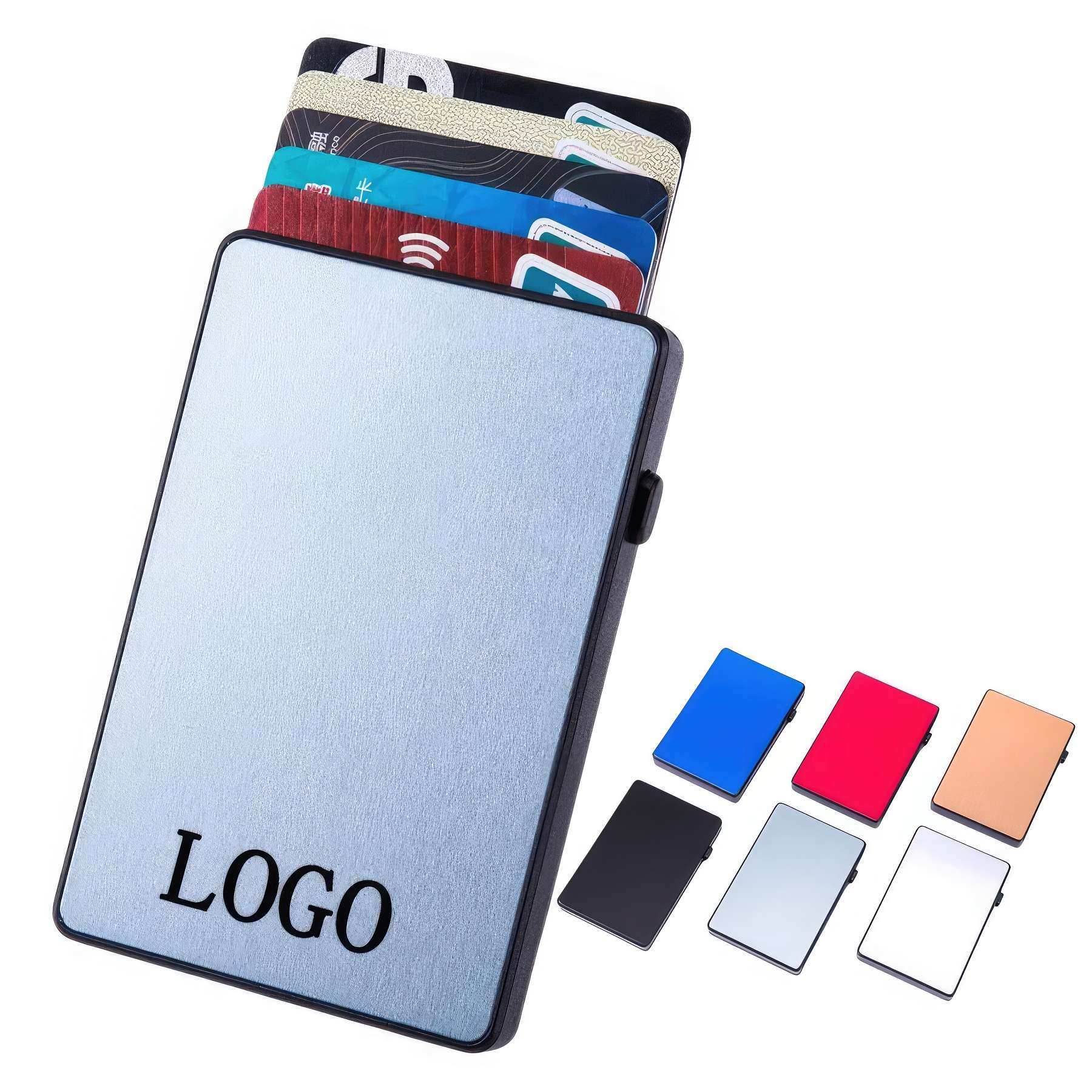Pop up Card Holder for Men RFID Blocking 2