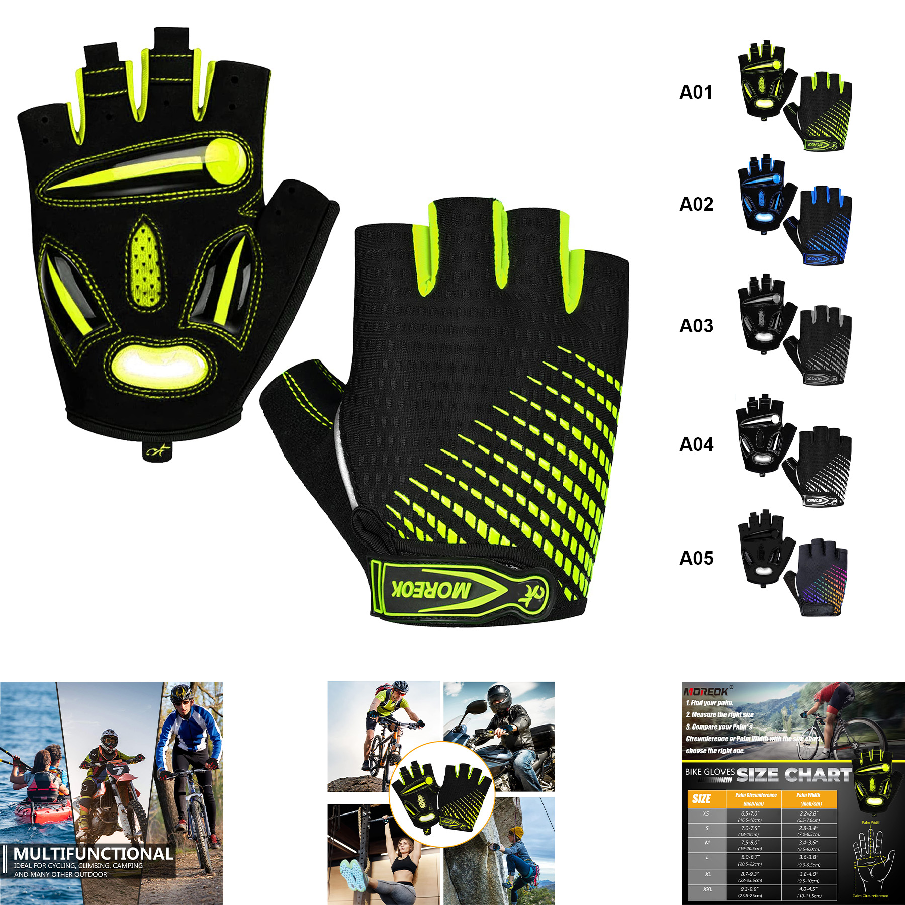 Cycling Gloves Bike Gloves for Men/Women 2