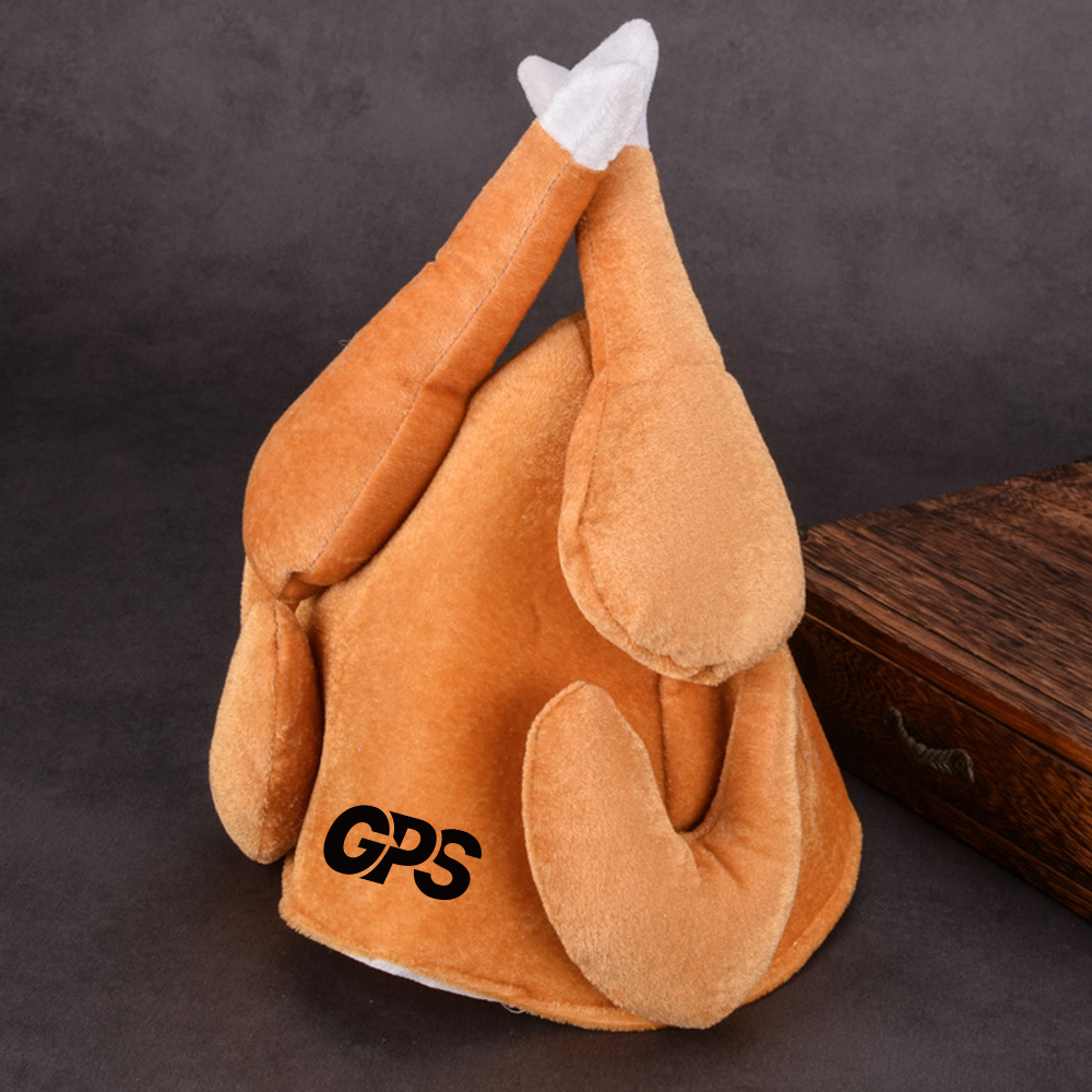7 7/8 " Thanksgiving Roasted Turkey Hat 2