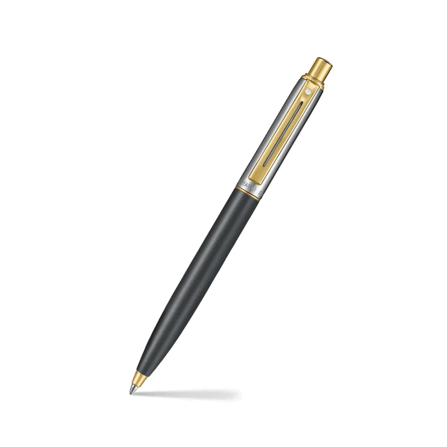 SHEAFFER® Sentinel Metal 334 Matte Black Gold Trim Executive Ballpoint Pen w/ Gift Box 4