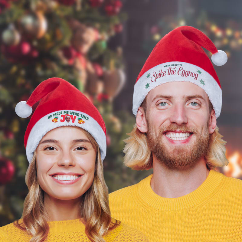 Holiday Christmas Santa Hat 11