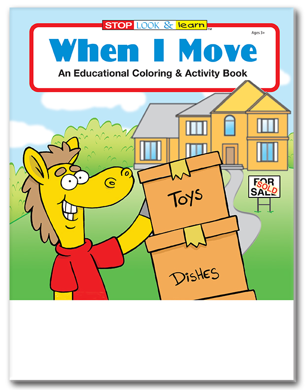 COLORING SET - When I Move Coloring Book Fun Pack 6