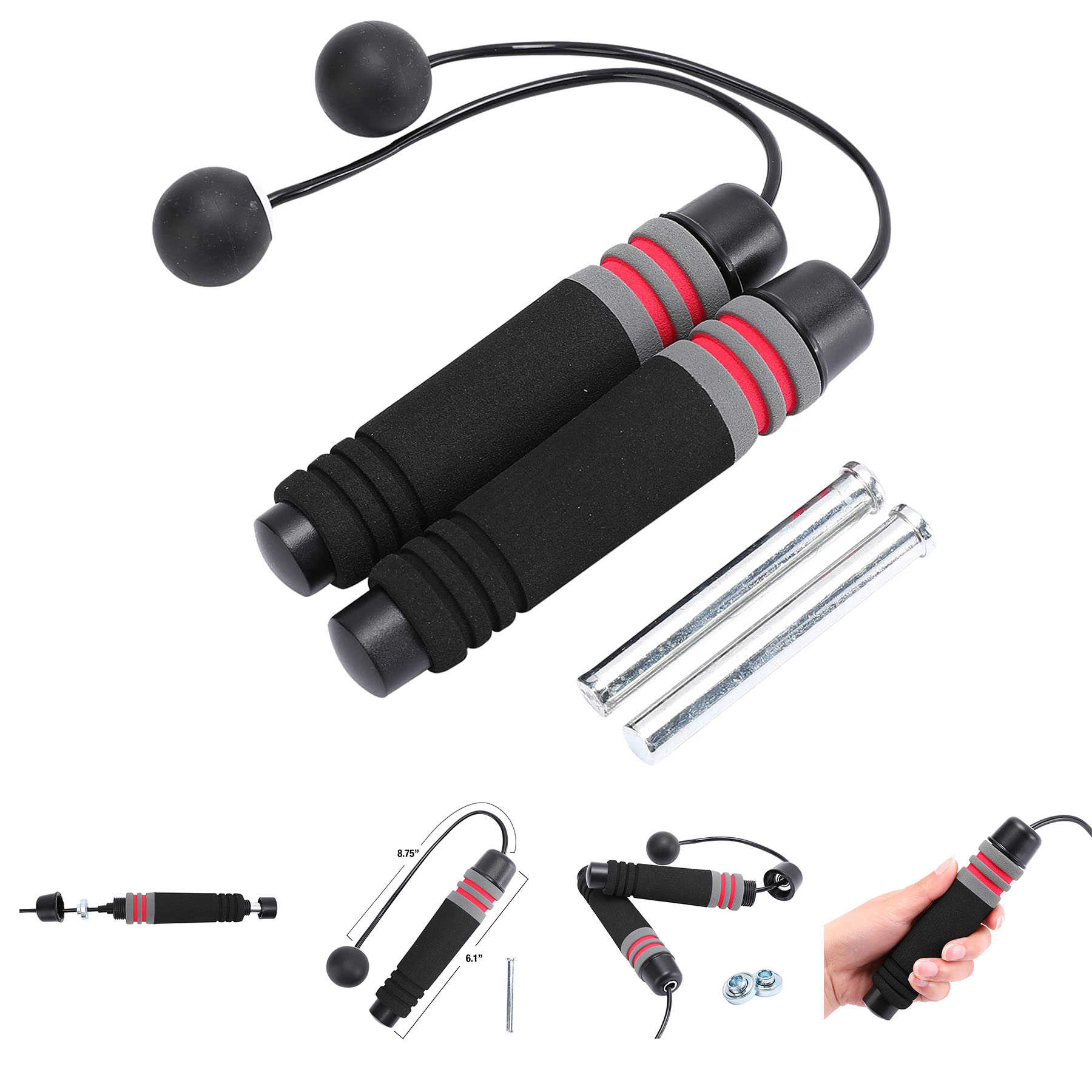 Weighted Cordless Skipping Rope 2