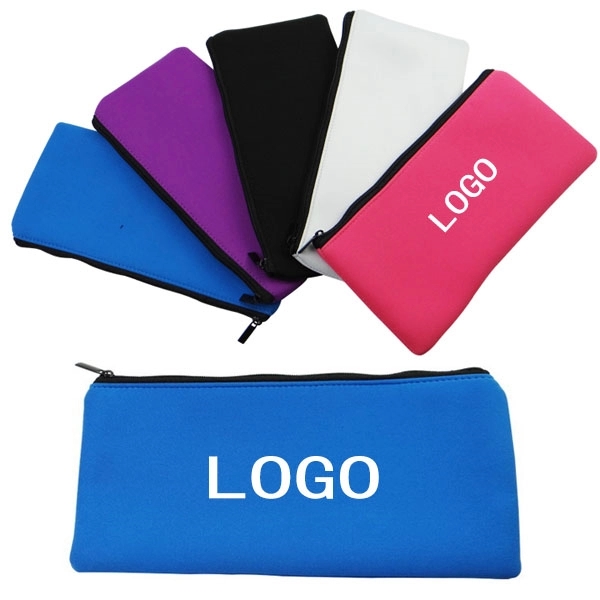 Neoprene Zippered Pencil Pouch 3