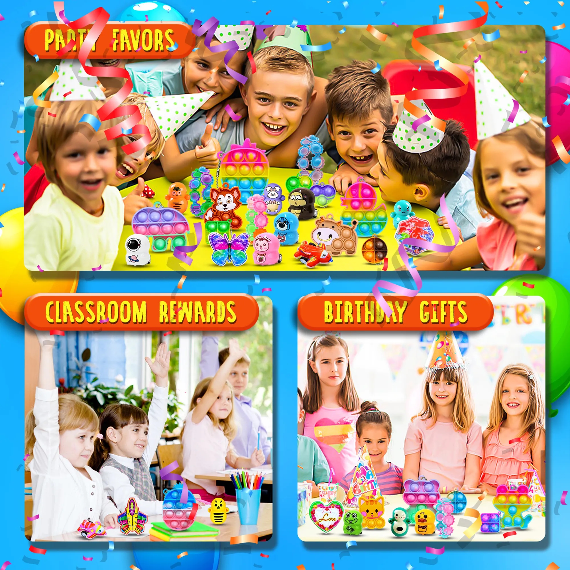 124 Piece Stress Relief Toy Set 6