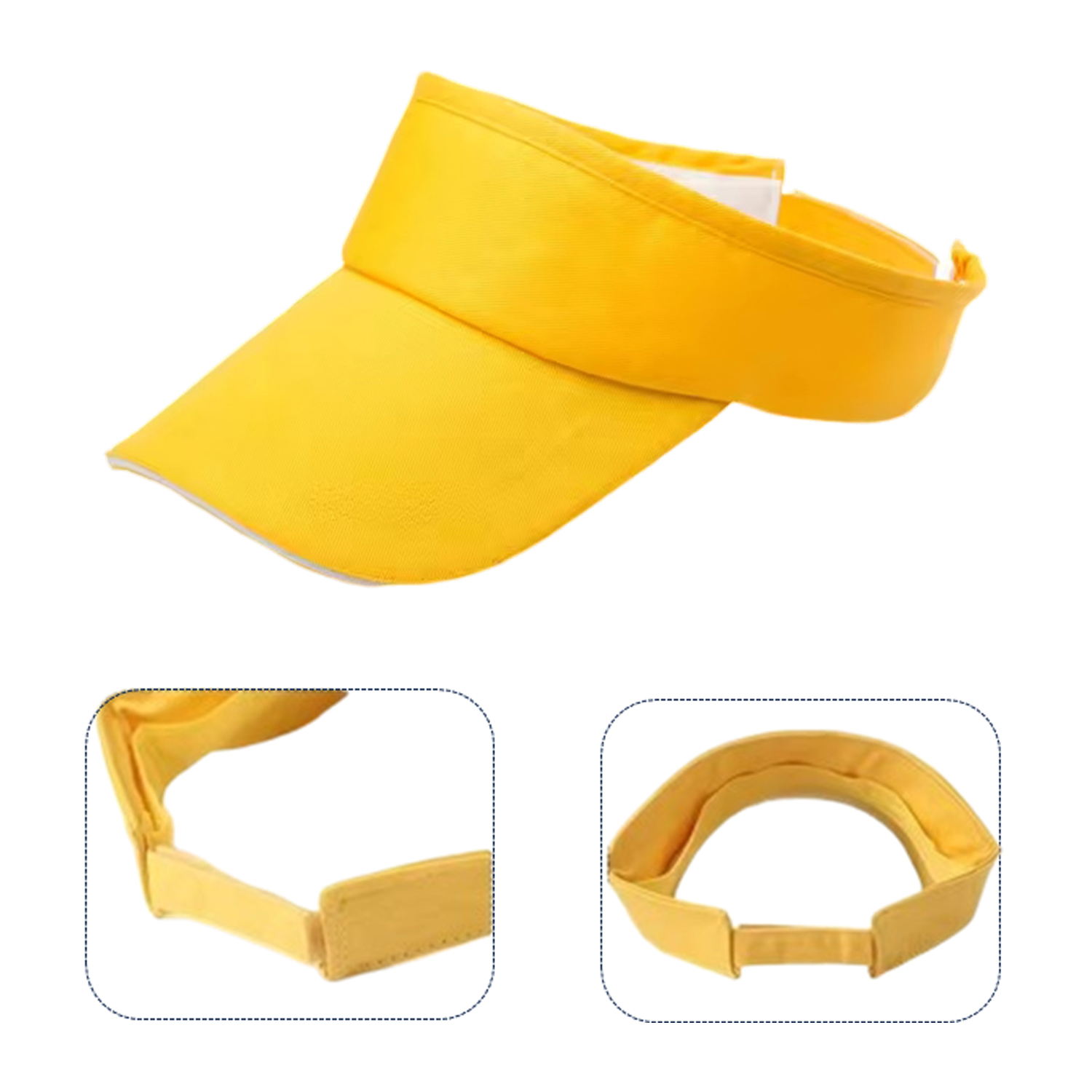Adjustable Cotton Sun Visor Cap 3