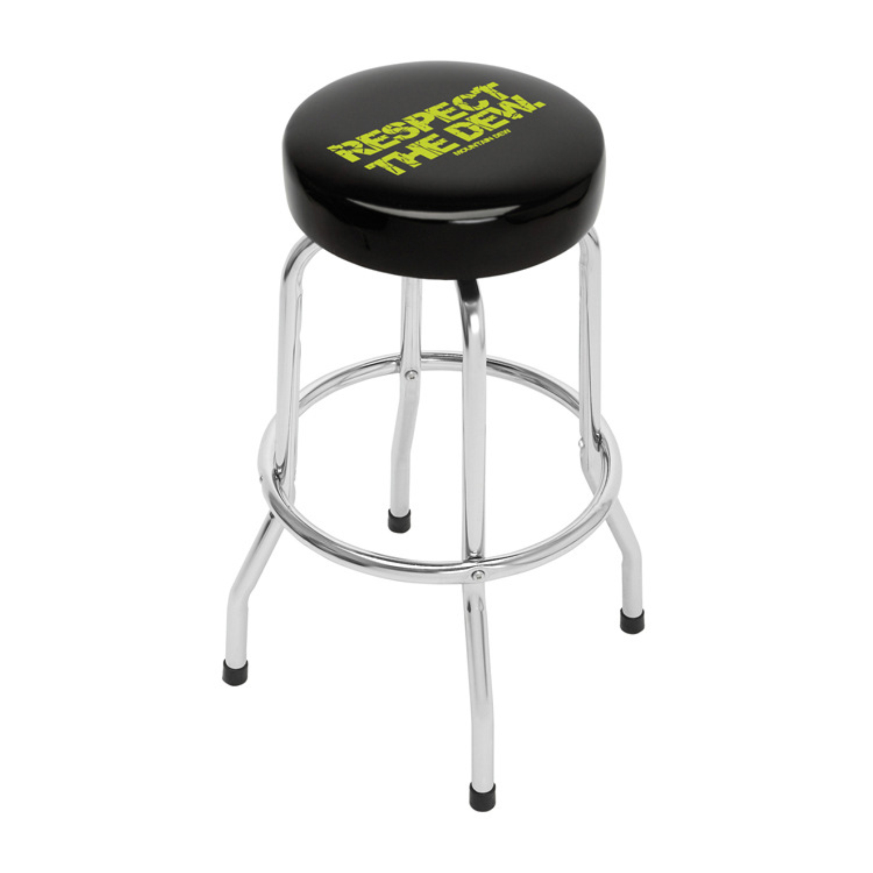 Chrome Frame Single Ring Swivel Bar Stool 1
