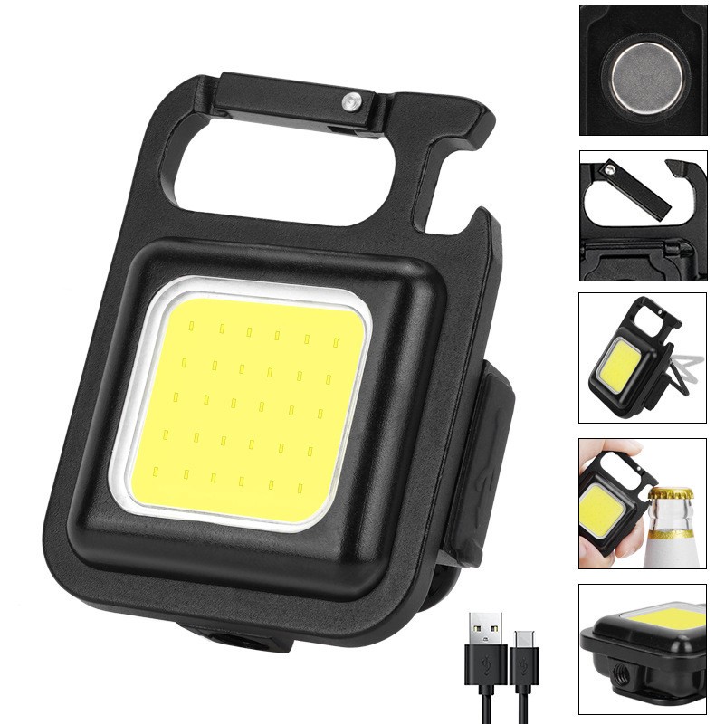 COB Flashlight Keychain 2