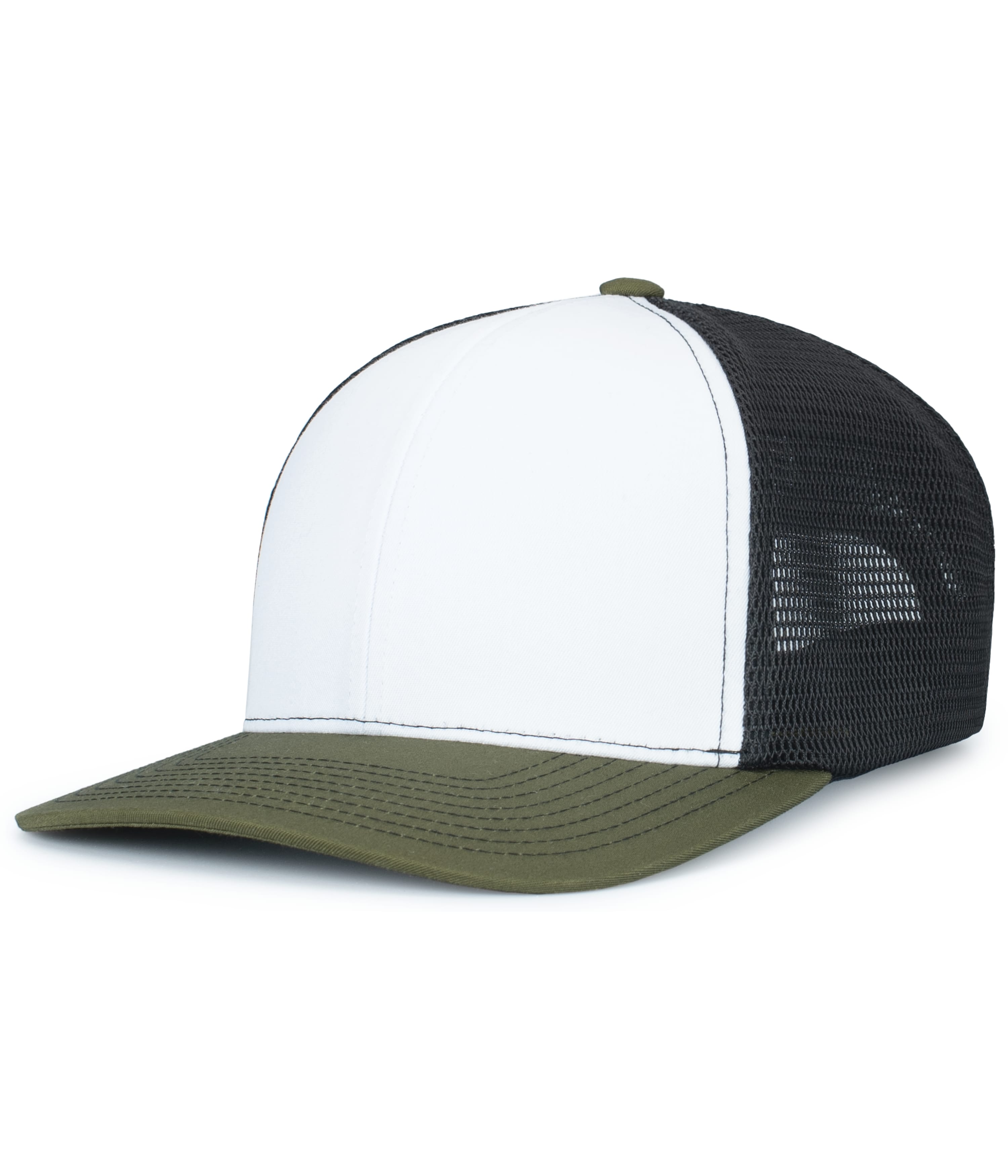 Contrast Stitch Trucker PacFlex Snapback Cap 13