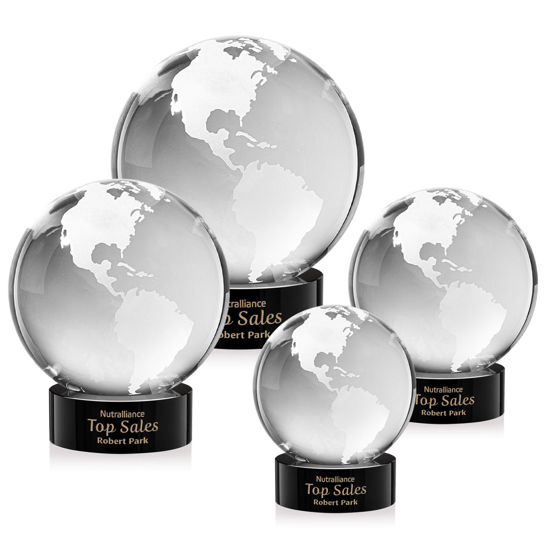 Globe Award on Stanrich Base - Black