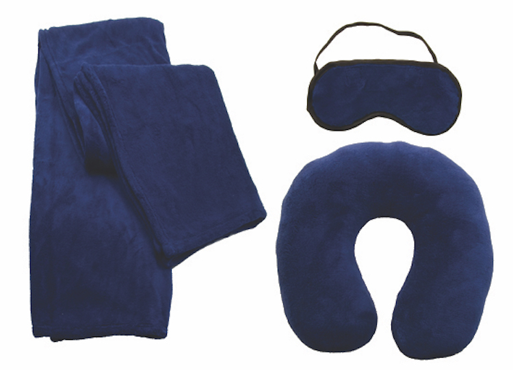 Travel Set w/Blanket, Pillow & Mask 2