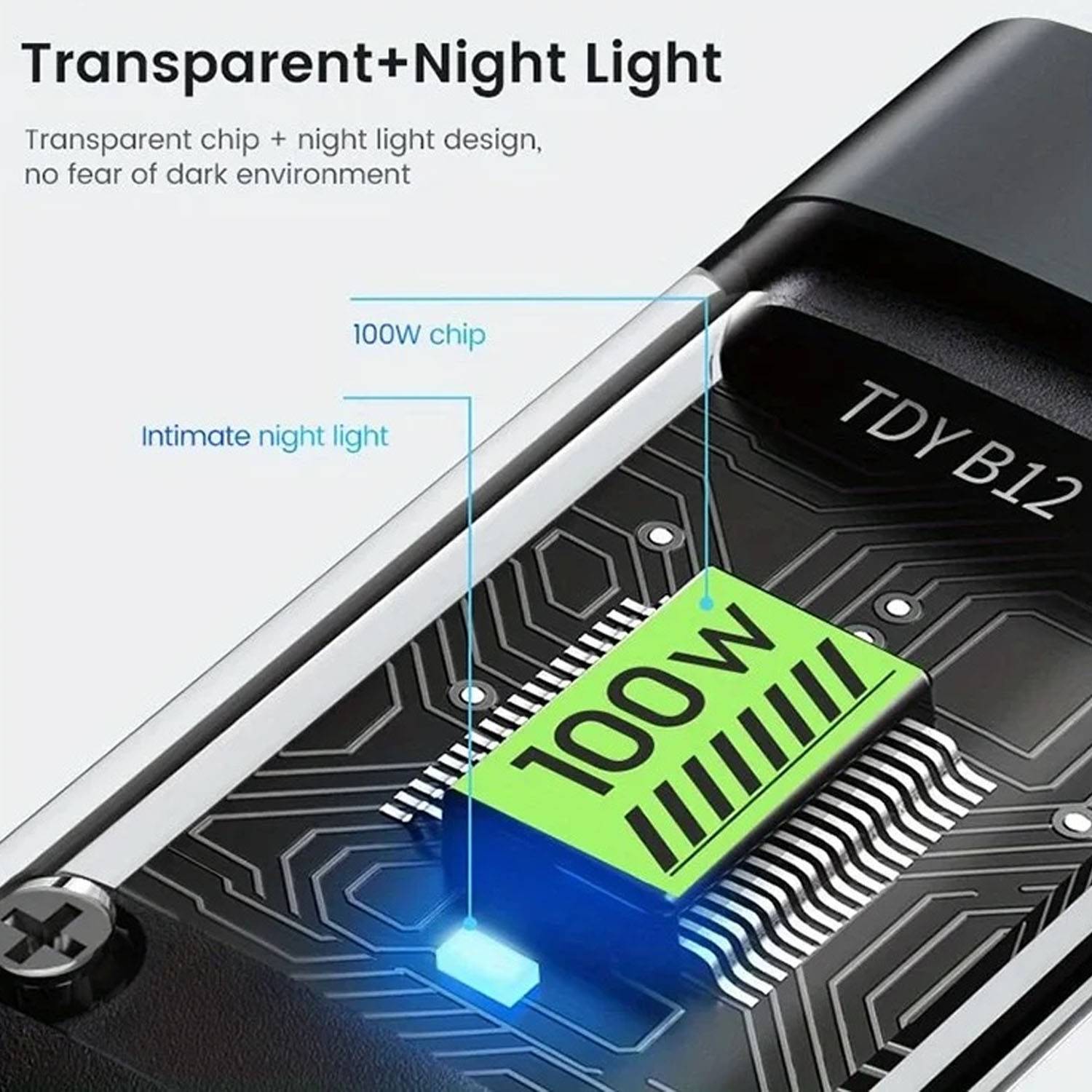 3 in 1 100W 5A ultra-high fast charging 3