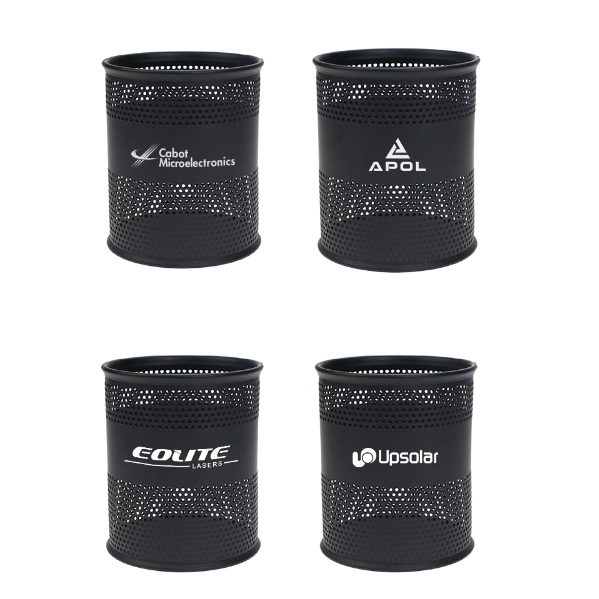Pen Holder Mesh Metal Pencil 4