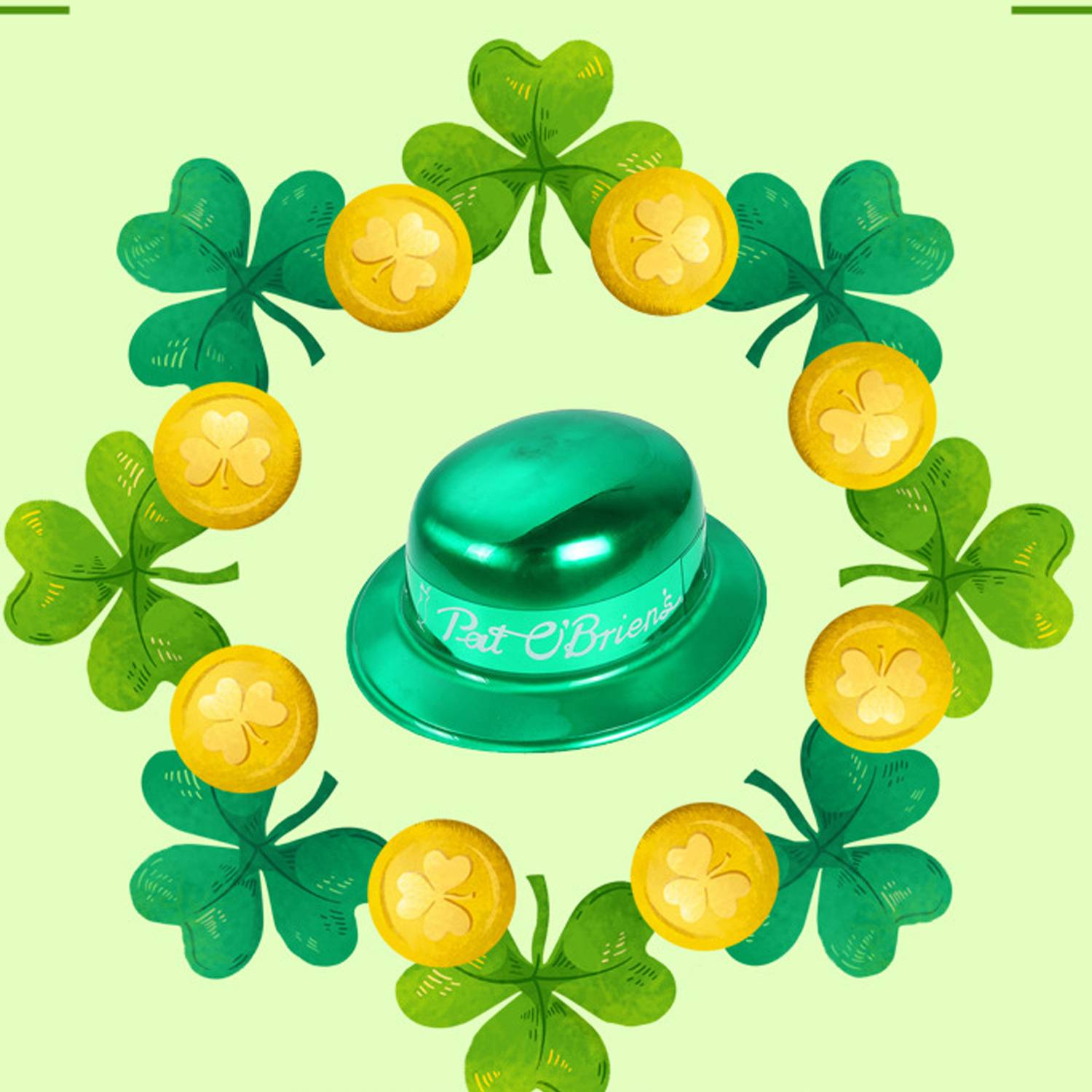 Green Derby Hat 3